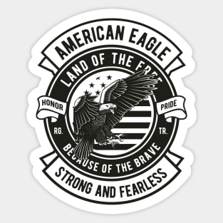 American Eagle Sticker